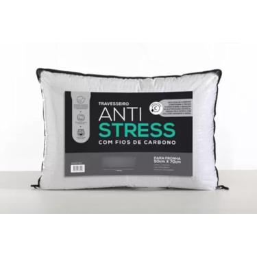 Imagem de TRAVESSEIRO ANTISTRESS - 50cm x 70cm/BRANCO