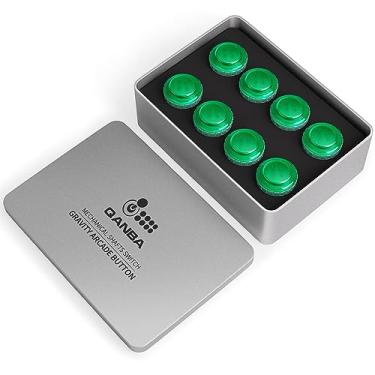 Imagem de QANBA Gravity LX 30mm Mechanical Pushbutton switch Button Arcade Buttons DIY Kit (Boxed） (Translucent Green B05)