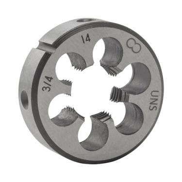 Imagem de Aceteel 3/4" - 14 UNS molde redondo, molde de rosca para máquina à direita 3/4" x 14 UNS