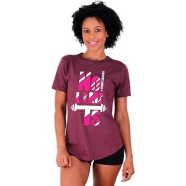 Imagem de Camiseta Longline Feminina MXD Conceito Estampas Para Treino Fitness-Feminino