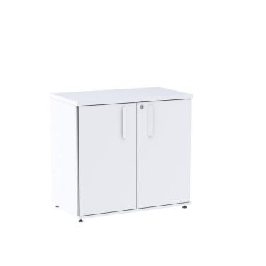 Imagem de Armário para Escritório Baixo 02 Portas Pivotante Abc745 Branco