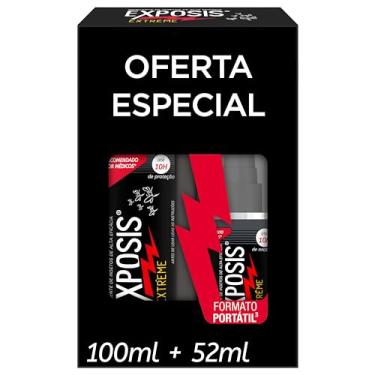 Imagem de Exposis Extreme, Kit Repelente Icaridina, 2 Unidades, Spray 100ml e 52ml