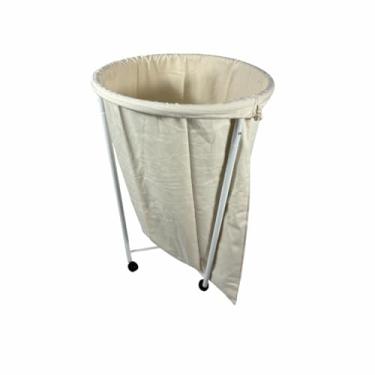 Imagem de Suporte Hamper Hospitalar C/Saco 100lts. Desmontável Branco