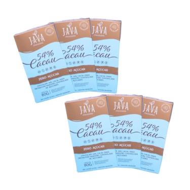 Imagem de Chocolate Zero Açúcar meio amargo 54% CACAU - Pack com 6 unidades 65g cada
