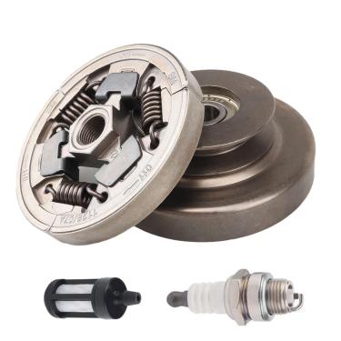 Imagem de Iggniopt 4223-700-2500 Polia de tambor de embreagem com rolamento de embreagem e rolamento de montagem de clipe para TS400 Replace1125 160 2005