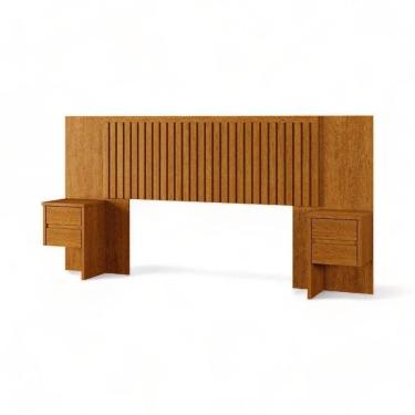 Imagem de Cabeceira Flexível Flórida Naturale Ripado Carmolar