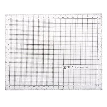 Imagem de Régua Acrílica Régua-diagrama de Régua de Grade para Desenho à Mão