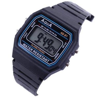 Imagem de Relógio Aqua Digital a Prova Dagua Modelo AQ-81-Masculino