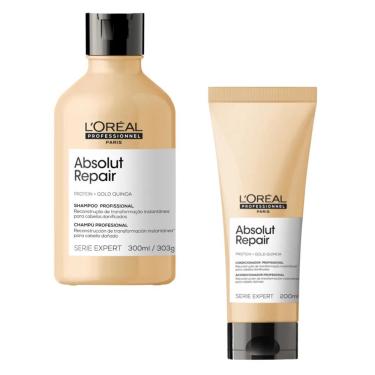 Imagem de Kit Home Care Loreal Absolut Repair Shampoo E Condicionador