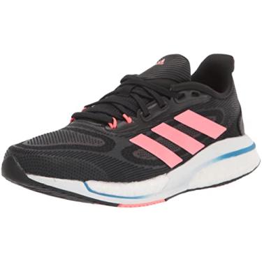 Imagem de adidas Tênis de corrida feminino Supernova +, Core Black/Acid Red/Turbo, 36