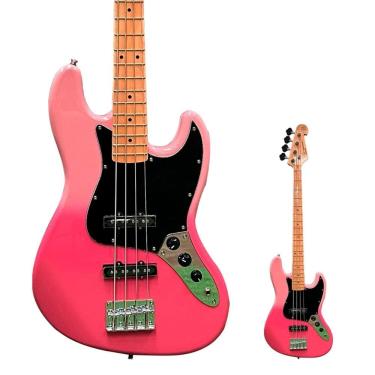 Imagem de Baixo 4 Cordas Jazz Bass SX SBM1 PT Pink Twilight com Bag