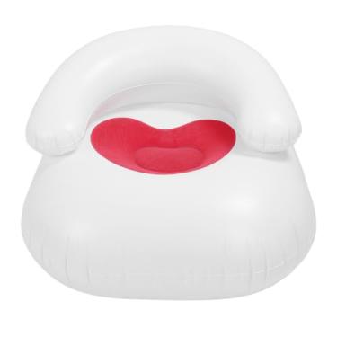 Imagem de Espreguiçadeira Inflável, Design Em Forma de Coração, Cadeira Inflável, Design Ergonômico, Espreguiçadeira de Ar para Varanda Interna e Externa (vermelho)