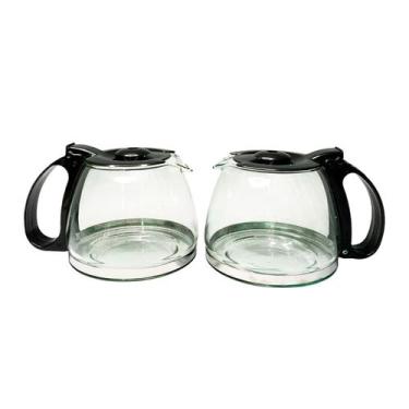 Imagem de Kit 2 Jarra Para Cafeteira Resistente Preto Cp15 Inox - Mistral