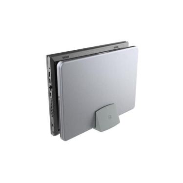 Imagem de Suporte Duplo 2 Notebooks 2,5cm Fechado Laptop Mesa Vertical - PEKO, 3