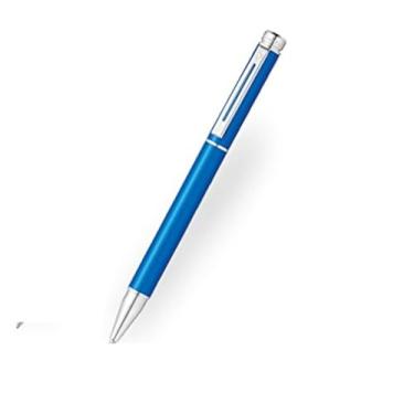 Imagem de Caneta esferográfica Sheaffer 200, azul metálico fosco