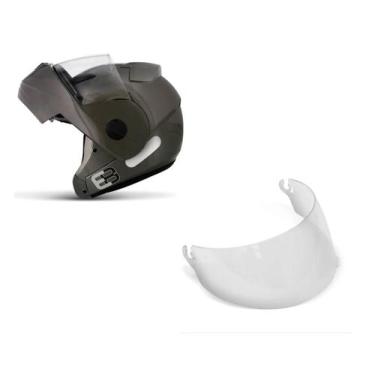 Imagem de Viseira Cristal 2.2mm Capacete Ebf E08 New E8 Polivisor 