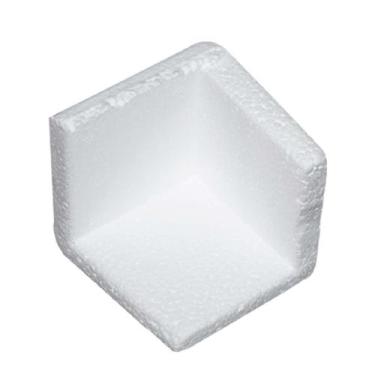 Imagem de Cantoneira Proteção Isopor Quadrado 8X8Cm 50 Unidades - Geral