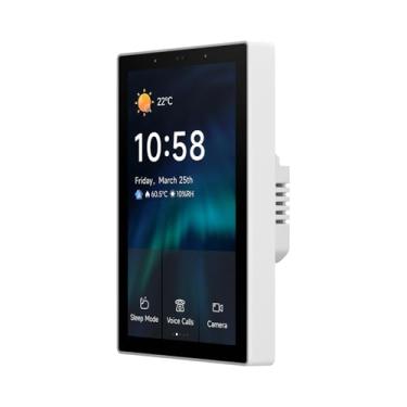 Imagem de Smilewolf NSPanel Pro Zigbee 3.0 Hubs Matter gateway 120Tpye Smart Home 120Tpye Painel Termostst Inteligente Consumo de Energia Módulo Interruptor DIY Suporte Dispositivos eWeLink (Branco)