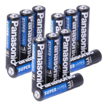 Imagem de Pilha Palito Aaa Panasonic Comum 3 Cartelas Com 4 Unidades