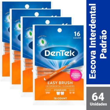 Imagem de Kit Escova Interdental DenTek Easy Brush Padrão 64 unidades