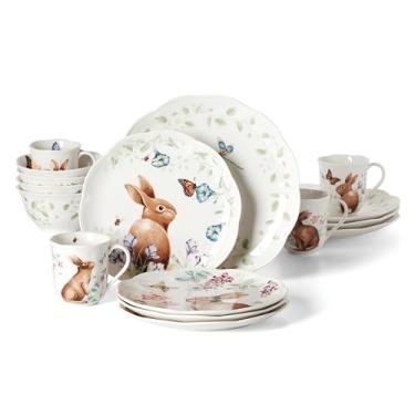 Imagem de Lenox 894104 Butterfly Meadow Bunny, multicolorido, 16 peças, 22,85