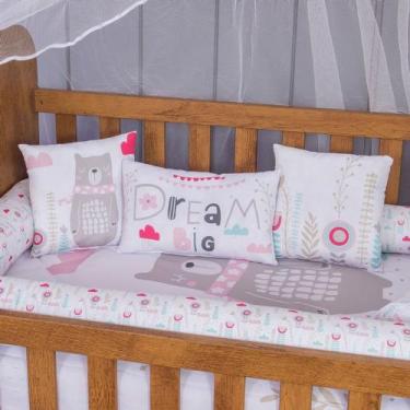 Imagem de Trio de Almofadas Decorativa Specialle Menina para Bebe - Zan Baby, Bi