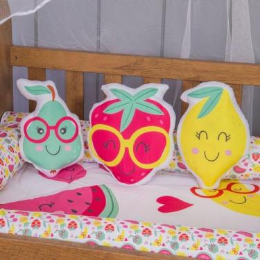 Imagem de Trio de Almofadas Decorativa Specialle Menina para Bebe - Zan Baby, Co