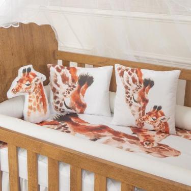 Imagem de Trio de Almofadas Decorativa Specialle Menina para Bebe - Zan Baby, Gi