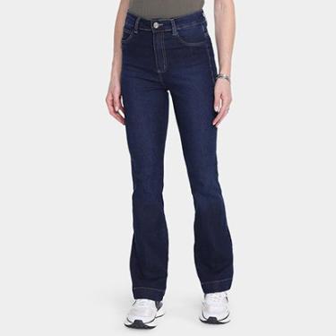 Imagem de Calça Jeans Boot Cut Sawary Cintura Alta Feminina-Feminino
