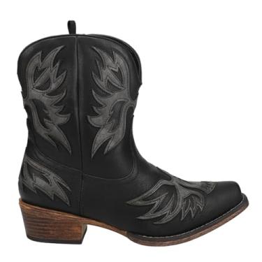 Imagem de ROPER Bota feminina Amelia Western, Preto, 5.5