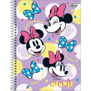 Imagem de Caderno Espiral Tilibra Universitário Capa Dura Minnie Fit 01m 80 Folh