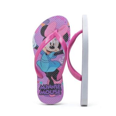 Imagem de Chinelos De Dedo Infantis Personagens Flexível Confortável, Minnie mou