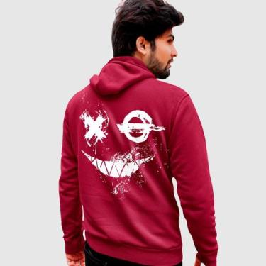 Imagem de Blusa Moletom Genuine Grit Masculina Estampada Algodão 30.1 Smiley, Vi