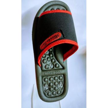 Imagem de Chinelo estilo rider fechado magnético - Kenko zori, Vermelho, 39