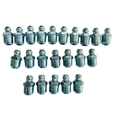 Imagem de JCB Peças de retroescavadeira - Bico de graxa reto 1/20.3 cm BSP, 22 peças, número de peça 1450/0001