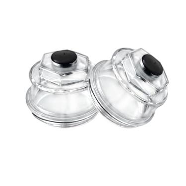 Imagem de XTPTFABS, 12011-1 2 peças tampas de pó para banho de óleo, tampa de óleo de 9,5 cm com anel de vedação e plugue adequado para rolamento de eixo de reboque Rockwell 10K-16000 (2)