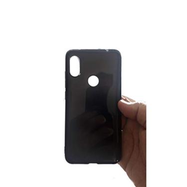 Imagem de Capinha Case Slim Fina Tpu Para Xiaomi Redmi Note 6 Pro (Preta Fosca)