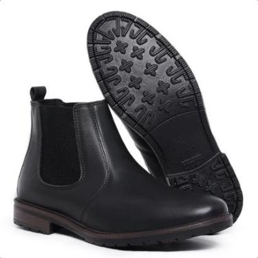 Imagem de Bota Masculina Couro Legitimo Botina Chelsea De Trabalho 535-Masculino