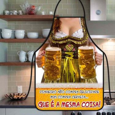 Imagem de Avental Divertido E Personalizado: Mulher Cerveja - Recanto da Costura