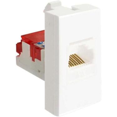 Imagem de Módulo Tomada De Rede Rj45 Branco Linha Inova - Alumbra