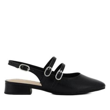 Imagem de Sapato Feminino Ramarim Slingback Preto, 38