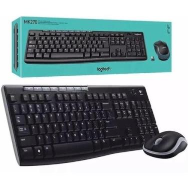 Imagem de Kit Teclado Mouse Sem Fio Mk270  Nf Garantia 3 Anos - Logitech