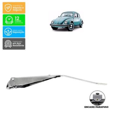 Imagem de Haste Braço Limpador Para-Brisa Vw: Fusca 67/73 CROMADO - Direito/Esqu
