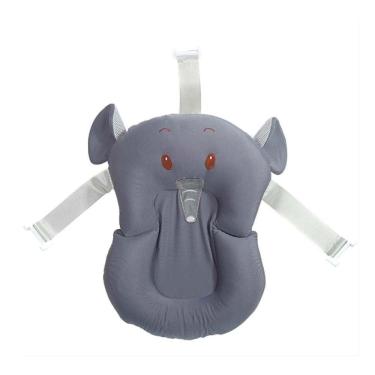 Imagem de Almofada de Banho para Bebê Cinza Elefante - Shiny Toys