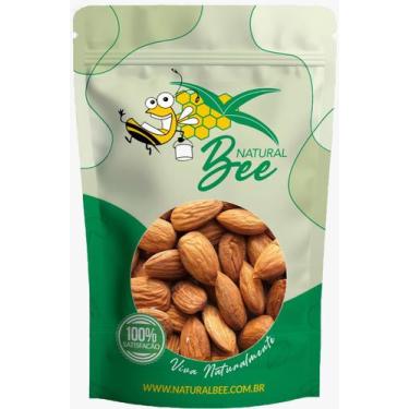 Imagem de Amêndoa Crua Premium Sem Casca  Original Crocante 1 Kg - Natural Bee