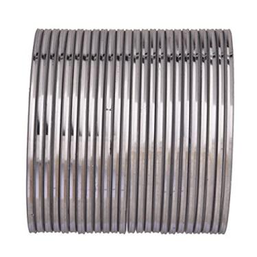 Imagem de Efulgenz Pulseiras de metal para mulheres, joias indianas, conjunto de duas dúzias de braceletes de liga brilhante simples e brilhante, conjunto de pulseiras de bollywood para noivas, acessórios de bijuteria para mulheres, 2-6, Metal, não conhecido