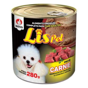 Imagem de 12 Unid Alimento Completo / Ração Úmida / Patê Cães Filhote - Lispet