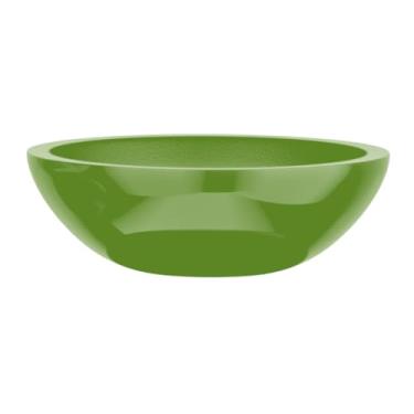 Imagem de Vaso Bacia Suculenta Para Planta Flor Fibra Vidro 25cm Cores (VERDE CLARO)