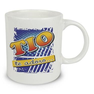 Imagem de Caneca Dedicatória Sortida 320mL - Cerâmica Regina, Tio, Mãe