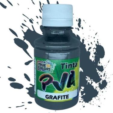 Imagem de Tinta PVA Fosca Cores Frias True Colors 100 ml, GRAFITE - 7103